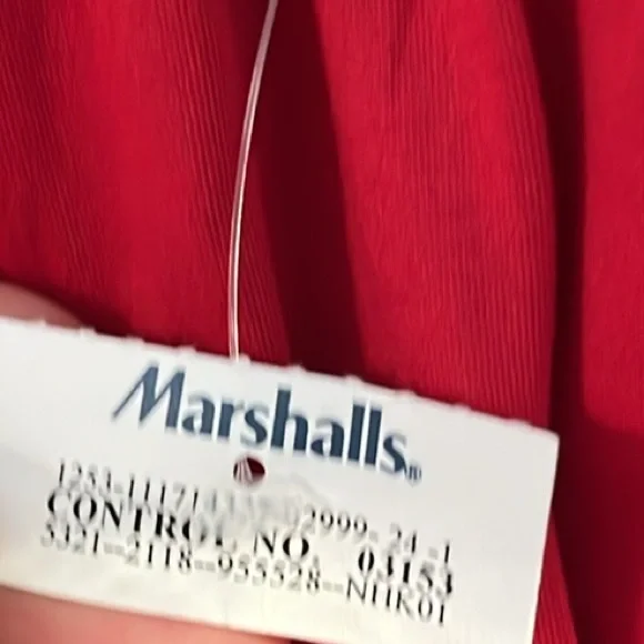 KATE SPADE Red Elasticized Waist Wide Straight Leg Pants NWT - Picture 5 of 10